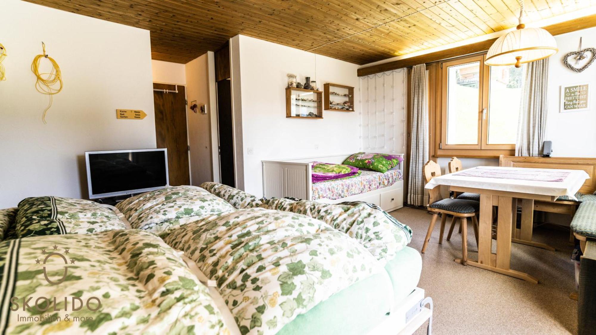 Apartamento Haus Caroline, Riederalp Mitte Exterior foto